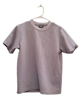 Original Deluxe Supply Textured Knit Short-Sleeve Tee - Size Small
